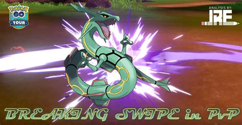 Rayquaza is a Dragon, Flying-type Legendary Pok&233;mon from the Hoenn region. . Rayquaza breaking swipe pokemon go